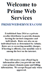 Mobile Screenshot of primewebservices.com